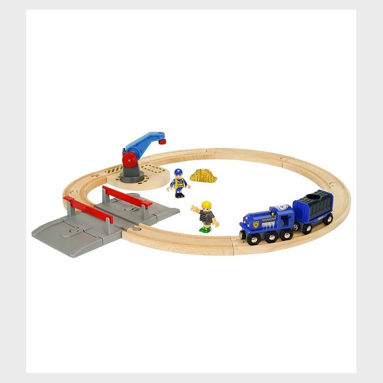 BRIO World Togbane - 17 dele - Guldtransportst 33812