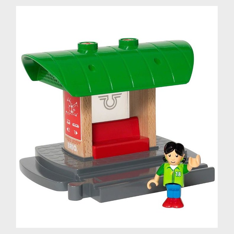 BRIO World Togstation m. Lydoptager 33840