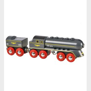 BRIO Hjhastighedstog - 18,9 cm - Bullet Train - Koksgr 33697