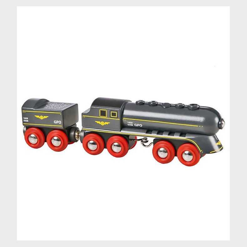 BRIO Hjhastighedstog - 18,9 cm - Bullet Train - Koksgr 33697