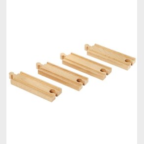 BRIO Lige Skinner - 4 dele - Kort - Tr 33334