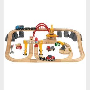 BRIO Togbanest - 54 dele - Multifarvet 33097