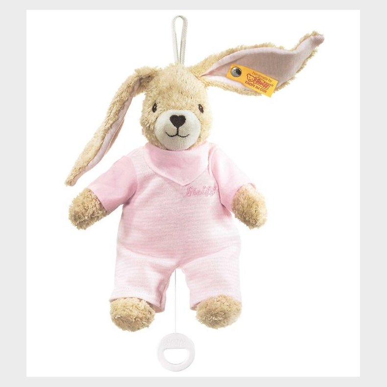 Steiff Musikuro - Hoppel Hase - 20 cm - Pink