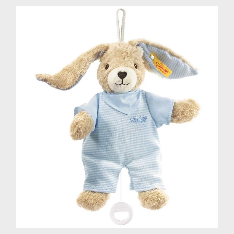 Steiff Musikuro - Hoppel Hase - 20 cm - Blue