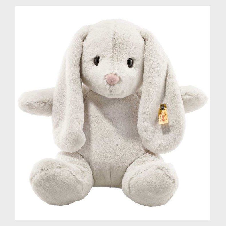 Steiff Bamse - Hoppie Rabbit - 38 cm - Light Grey