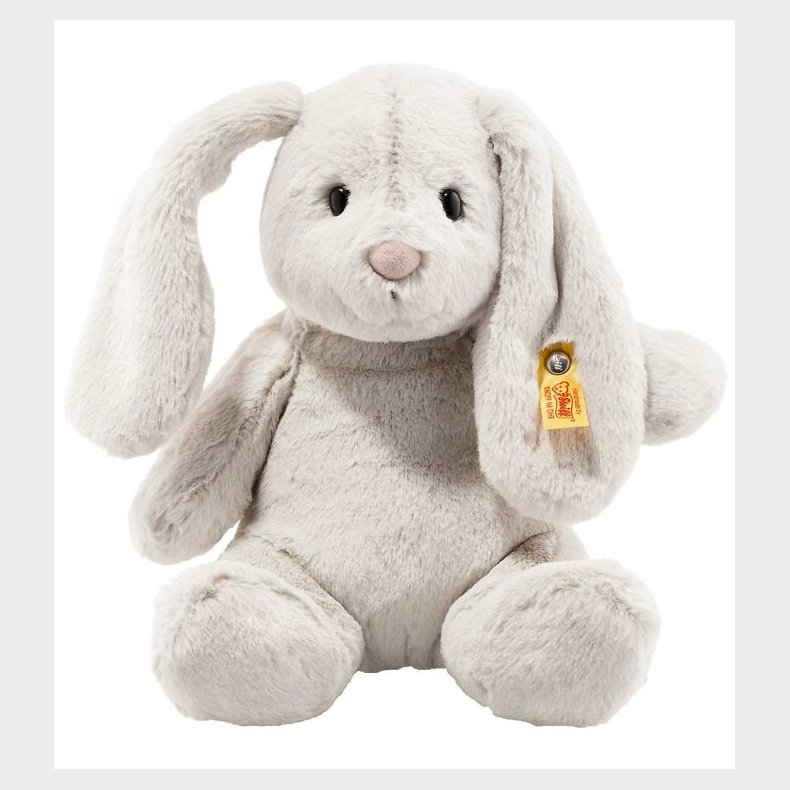 Steiff Bamse - Hoppie Rabbit - 28 cm - Light Grey