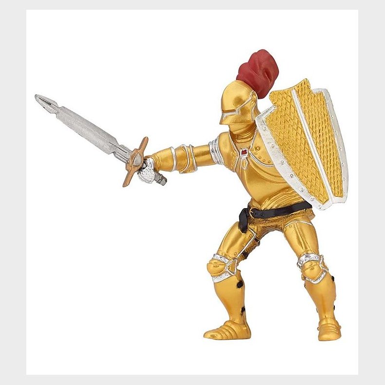 Papo Guld Ridder - H: 9 cm