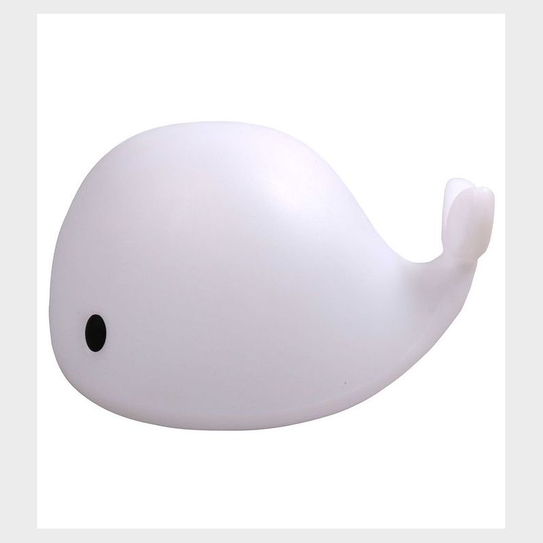 Filibabba Lampe - The Friendly Whale Christian - 30 cm - Hvid