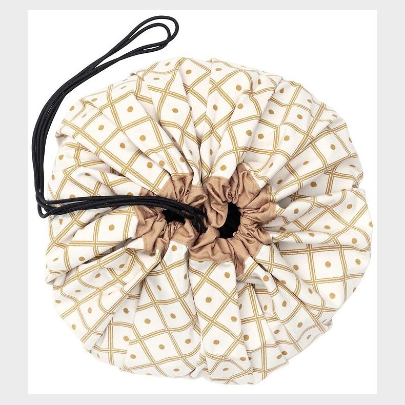 Play&Go Legetjstppe - 140 cm - Geo Mustard