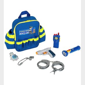 Klein Politirygsk - 6stk - Bl