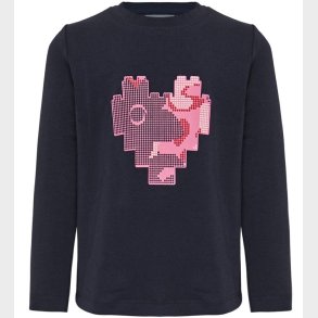 LEGO Duplo Bluse - LWTonja - Navy m. Hjerte