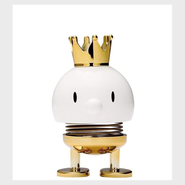 Hoptimist King Junior Bumble - 12 cm - Hvid/Guld