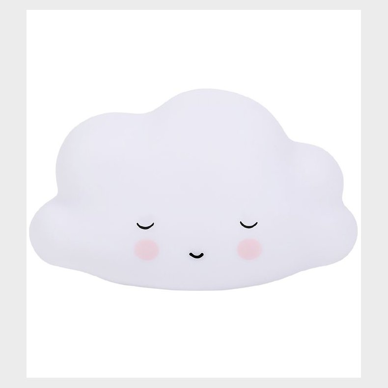 A Little Lovely Company Natlampe - 9x16x5,5 cm - Sleeping Cloud