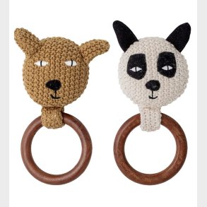 Bloomingville Rangle - 2-pak - Hklet - Panda/Bjrn