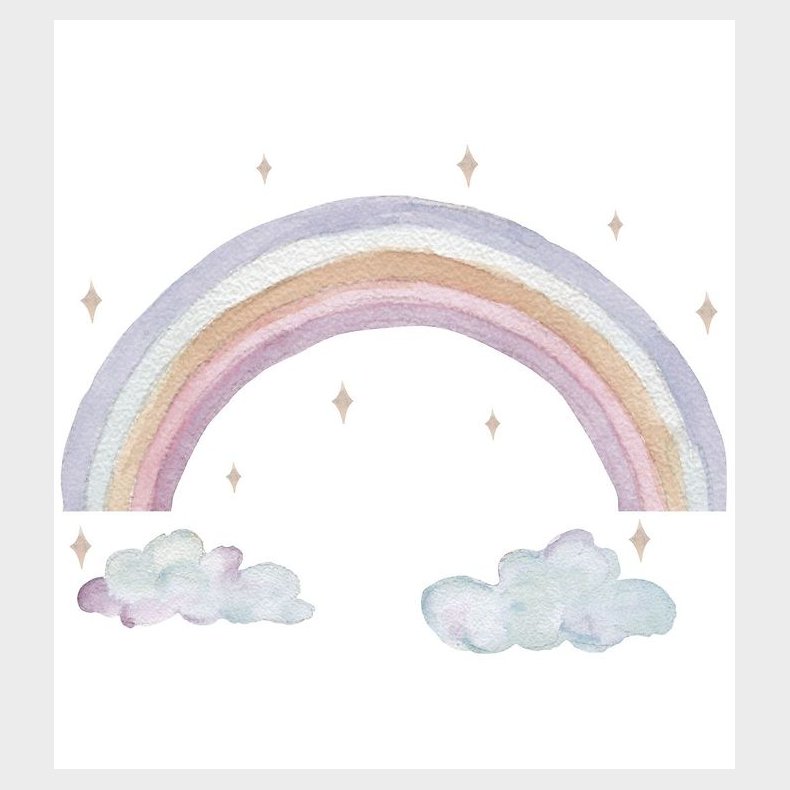 That's Mine Wallstickers - Regnbue - Pastel