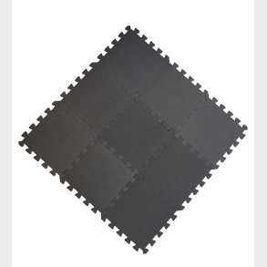 BabyDan Legegulv - 90x90 - Mrkegr