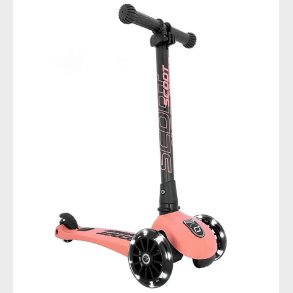 Scoot and Ride Highway Kick 3 - LED - Peach