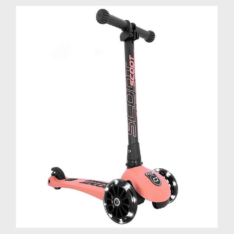 Scoot and Ride Highway Kick 3 - LED - Peach