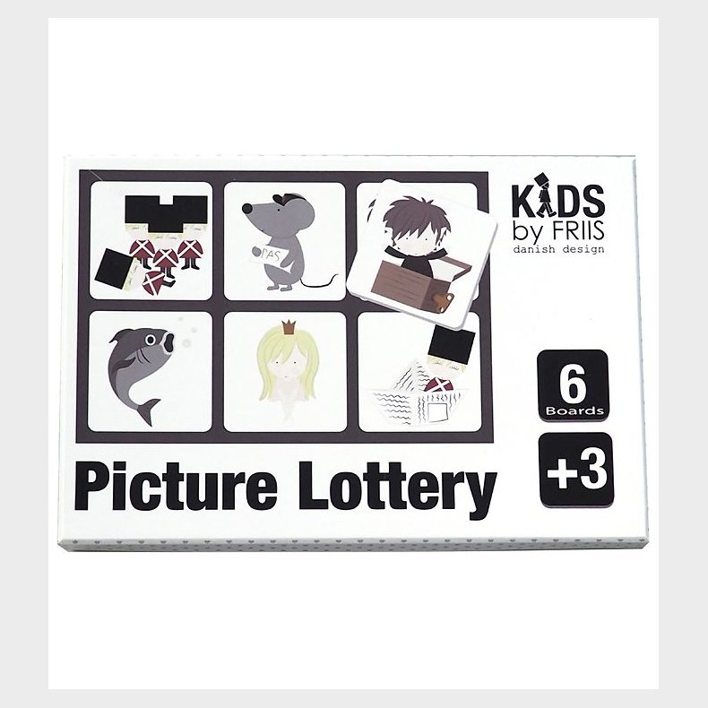 Kids by Friis Billedlotteri - 6 Plader - Eventyr