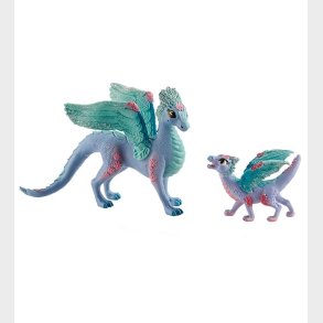 Schleich Bayala - H:11,5 cm - Blomsterdragemor & Unge 70592