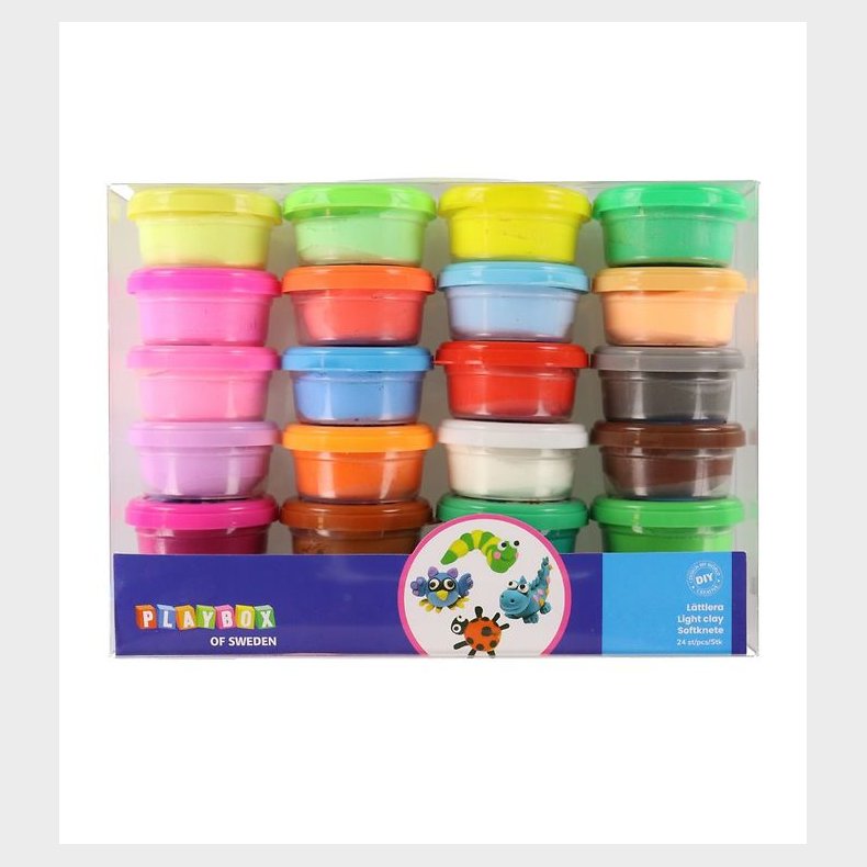 Silk Clay Modellervoks - 24 stk - 10 gram