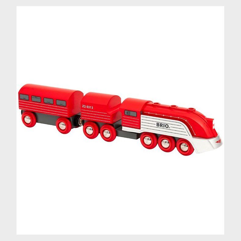 BRIO World Strmlinet Tog - 3 dele - Rd 33557