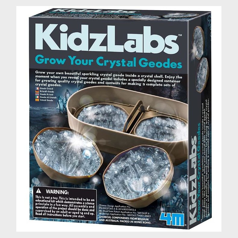 4M - KidzLabs - Geode Krystal Dyrker