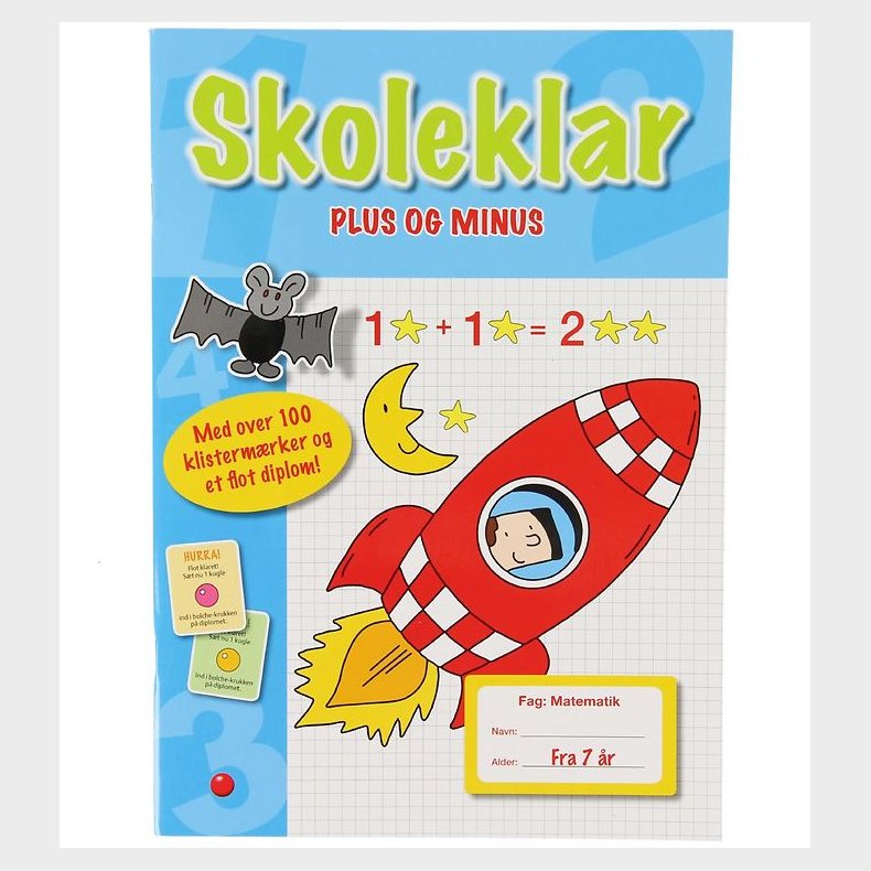 Forlaget Bolden Aktivitetsbog m. Klistermrker - Skoleklar - DA