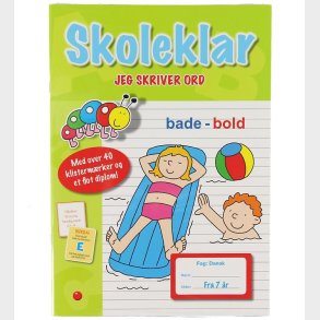 Forlaget Bolden Aktivitetsbog m. Klistermrker - Skoleklar - DA