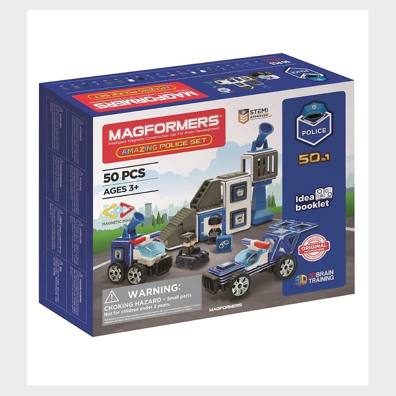 Magformers Amazing Politi St - 50 dele