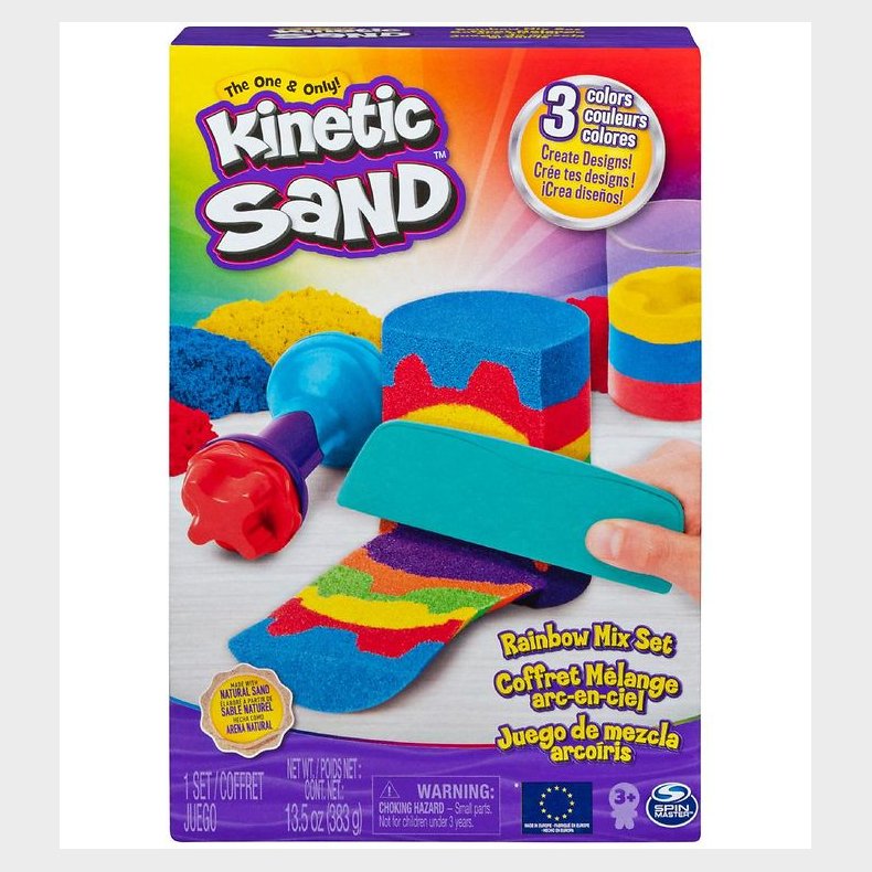 Kinetic Sand Sandst - 383 gram - Regnbue