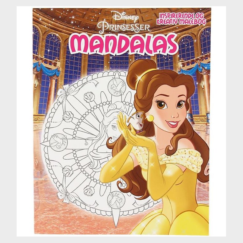 Karrusel Forlag Malebog - Mandalas - Disney Prinsesser