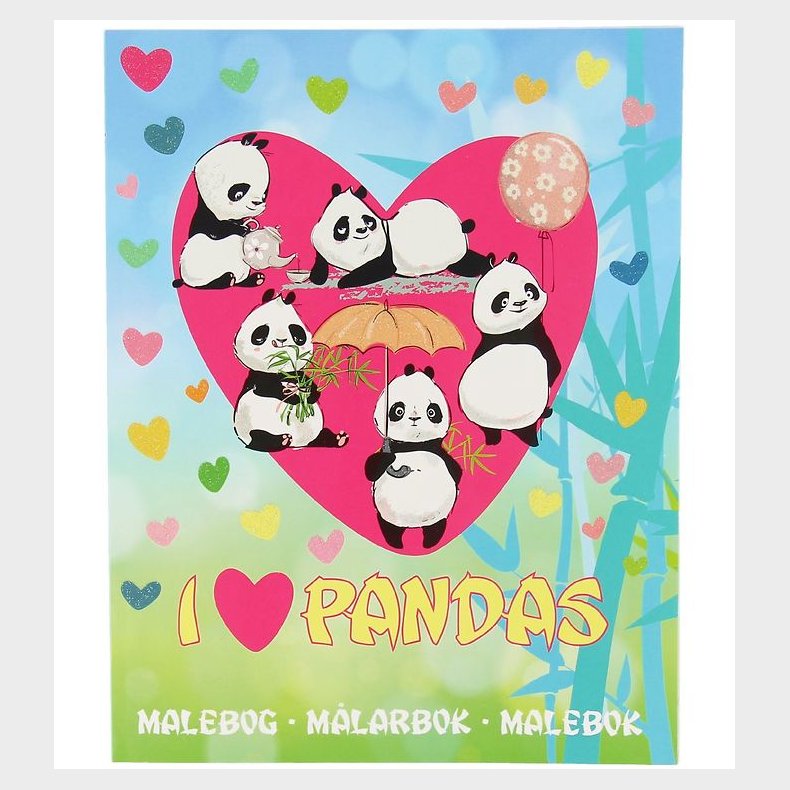 Karrusel Forlag Malebog - I Love Pandas