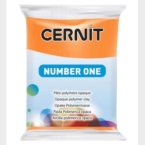 Cernit Polymer Ler - Number One - Orange