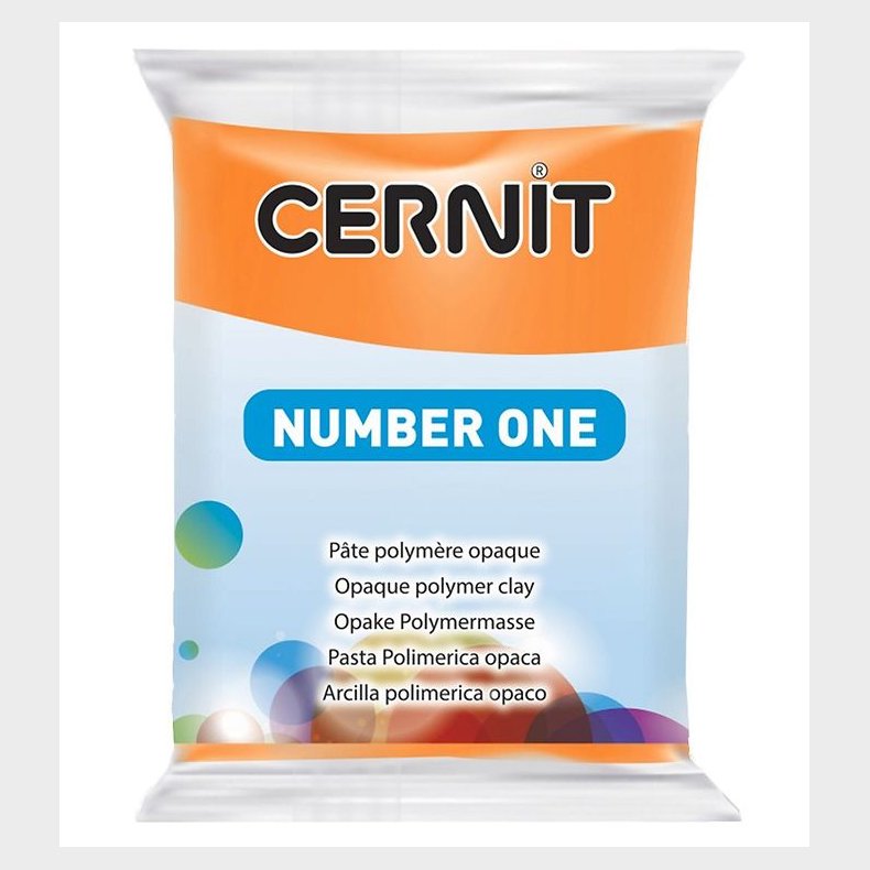 Cernit Polymer Ler - Number One - Orange