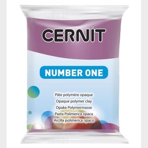 Cernit Polymer Ler - Number One - Lys Lilla