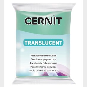 Cernit Polymer Ler - Transparent - Smaragd Grn