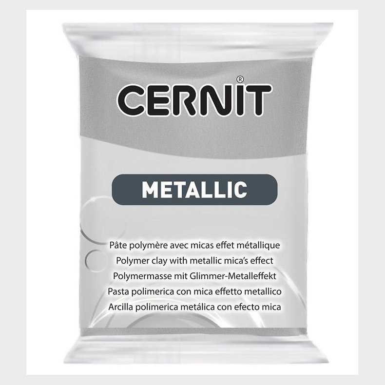 Cernit Polymer Ler - Metallic - Slv