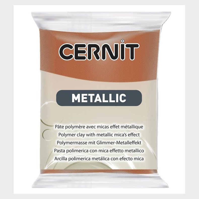 Cernit Polymer Ler - Metallic - Bronze