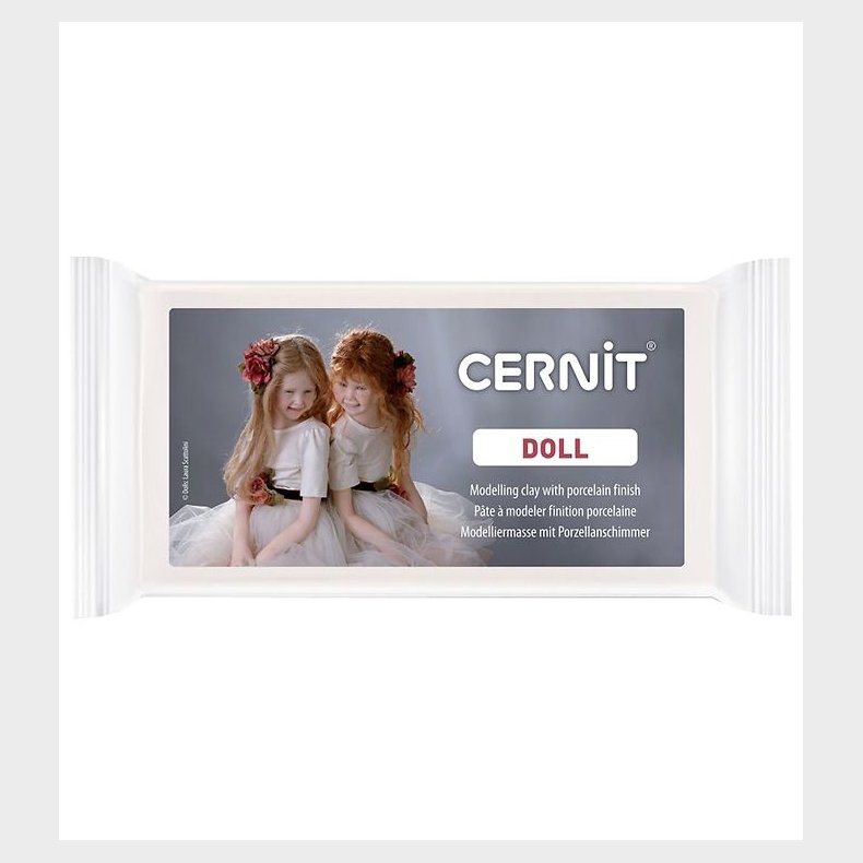 Cernit Polymer Ler - Doll - 500g - Hvid