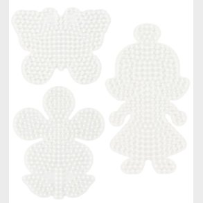 Hama Midi Perleplader - 3 stk - Blomst/Sommerfugl/Pige