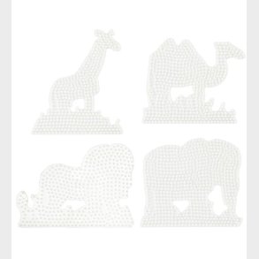 Hama Midi Perleplader - 4 stk - Lve/Kamel/Elefant/Giraf