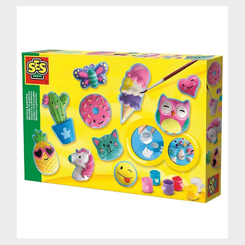 SES Creative - Stb Og Mal - Glade Figurer