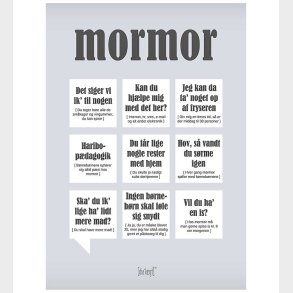 Dialgt Plakat - 30x42 - Mormor