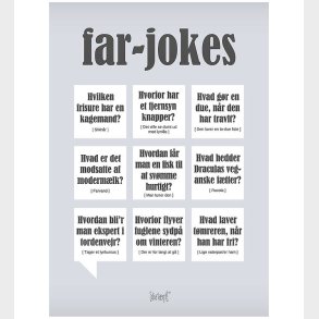 Dialgt Plakat - 50x70 - Far-Jokes