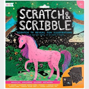 Ooly Scratch and Scribble St - Magical Unicorns