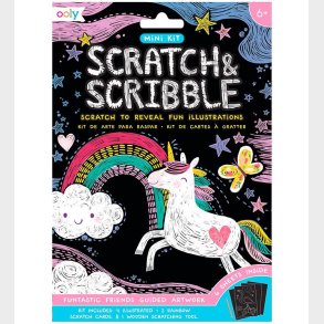 Ooly Scratch and Scribble Mini St - Funtastic Friends