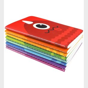 Ooly Mini Notesbger - 8-pak - Monster