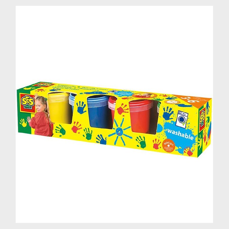 SES Creative Fingermaling - 4 x 145 ml