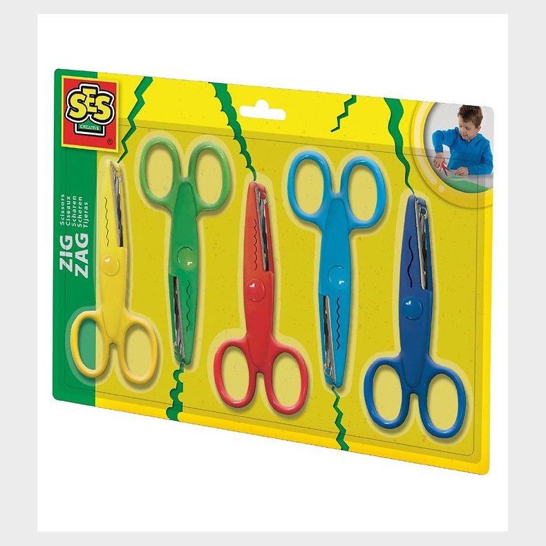 SES Creative Saksest - 5 stk - Zig Zag